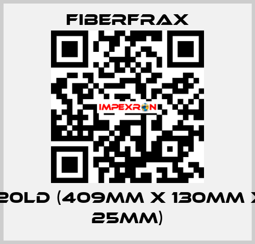 120LD (409mm x 130mm x 25mm) Fiberfrax