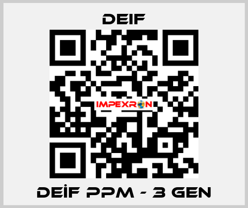 DEİF PPM - 3 GEN Deif