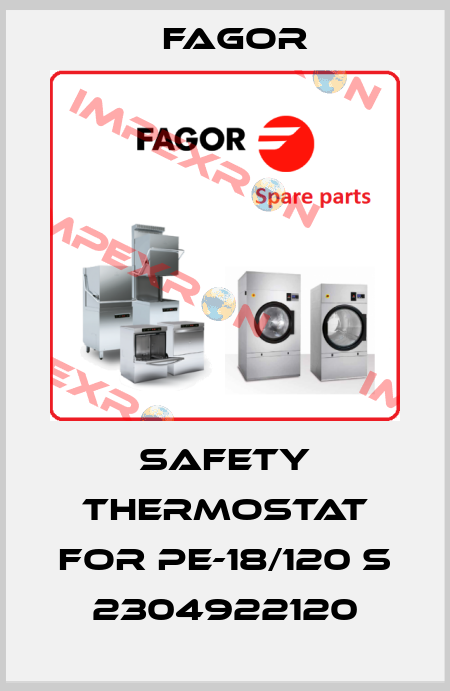 Safety Thermostat for PE-18/120 S 2304922120 Fagor