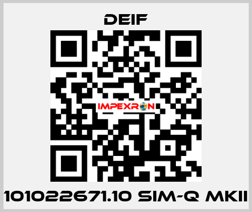 101022671.10 SIM-Q MKII Deif