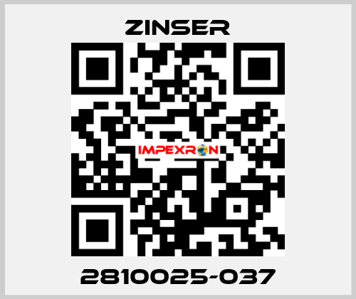 2810025-037 Zinser