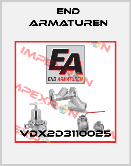 VDX2D3110025 End Armaturen