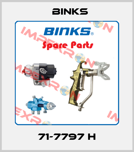 71-7797 H Binks