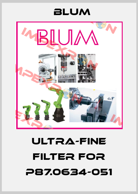 Ultra-fine filter for P87.0634-051 Blum