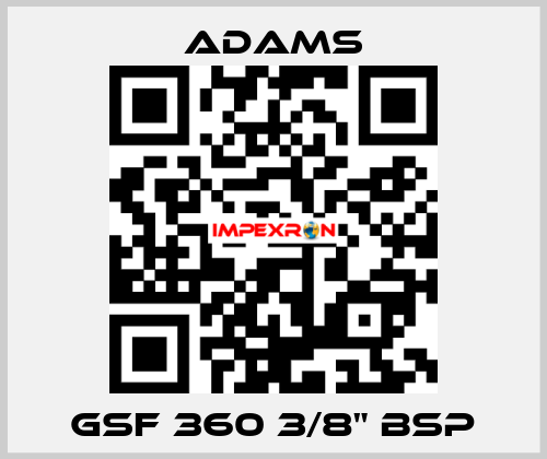 GSF 360 3/8" BSP ADAMS