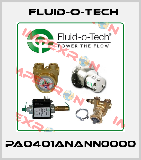 PA0401ANANN0000 Fluid-O-Tech