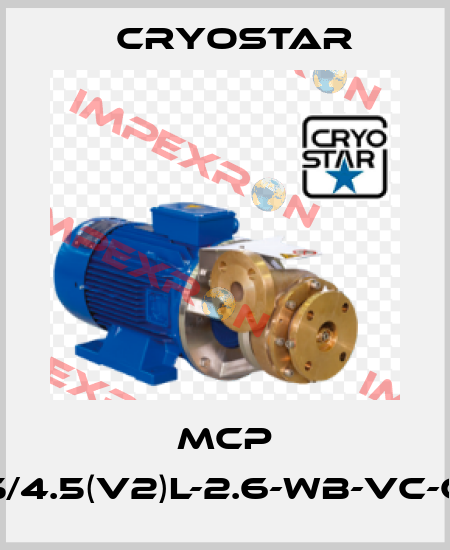 MCP 155/4.5(V2)L-2.6-WB-VC-C/0 CryoStar