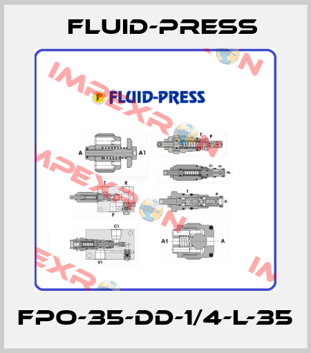FPO-35-DD-1/4-L-35 Fluid-Press
