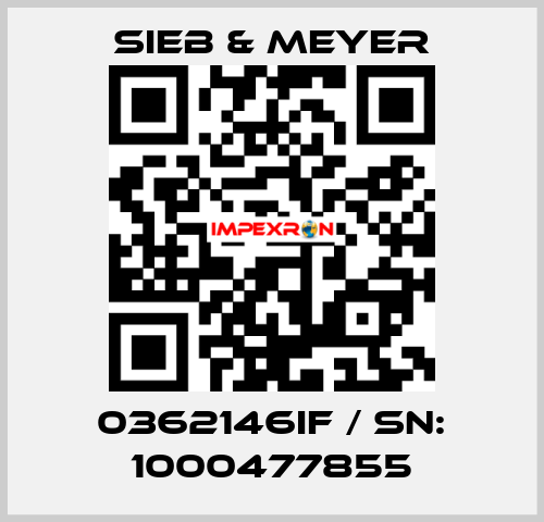 0362146IF / SN: 1000477855 SIEB & MEYER