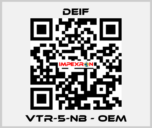 VTR-5-NB - OEM Deif