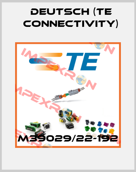 M39029/22-192 Deutsch (TE Connectivity)