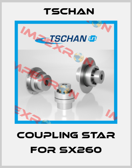 Coupling star for SX260 Tschan