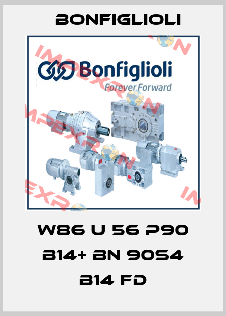 W86 U 56 P90 B14+ BN 90S4 B14 FD Bonfiglioli