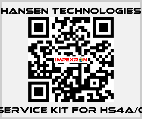 Service kit for HS4A/0 HANSEN TECHNOLOGIES