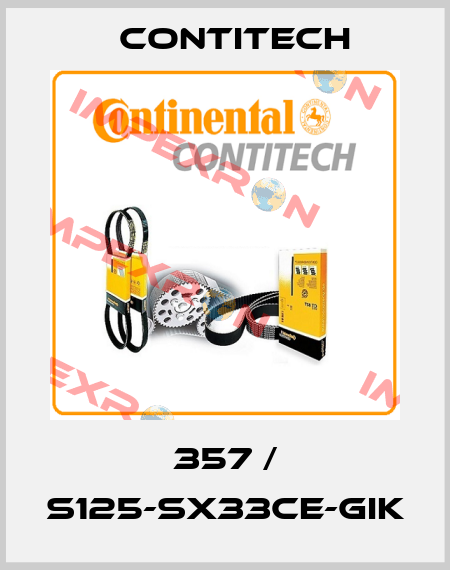 357 / S125-SX33CE-GIK Contitech