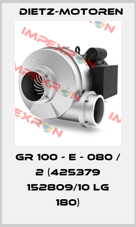 GR 100 - E - 080 / 2 (425379 152809/10 LG 180) Dietz-Motoren