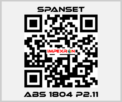 ABS 1804 P2.11 SpanSet