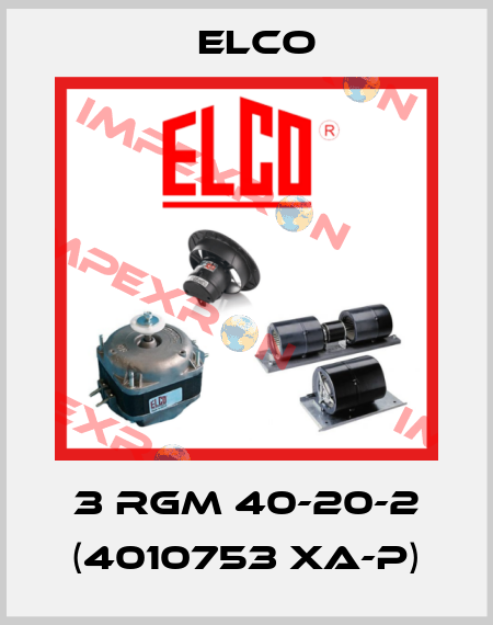 3 RGM 40-20-2 (4010753 XA-P) Elco