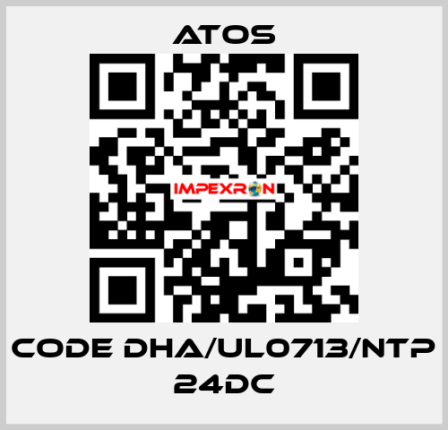 Code DHA/UL0713/NTP 24DC Atos