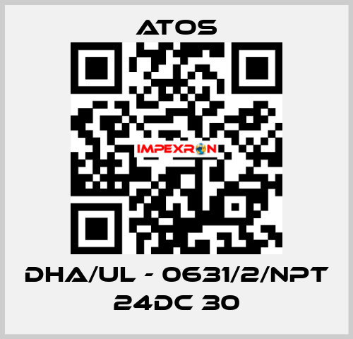 DHA/UL - 0631/2/NPT 24DC 30 Atos