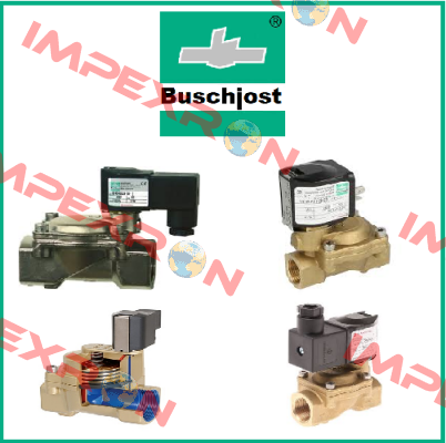 8298000.8171 Diaphragm Valve 1-1/2",24VDC w/ Magnet Coil Buschjost