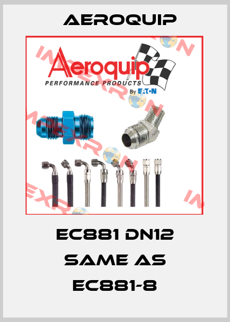 EC881 DN12 same as EC881-8 Aeroquip