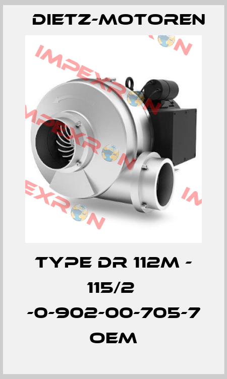 Type DR 112M - 115/2  -0-902-00-705-7 OEM Dietz-Motoren