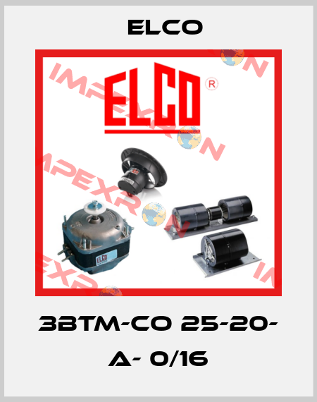 3BTM-CO 25-20- A- 0/16 Elco