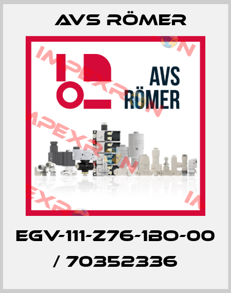 EGV-111-Z76-1BO-00 / 70352336 Avs Römer