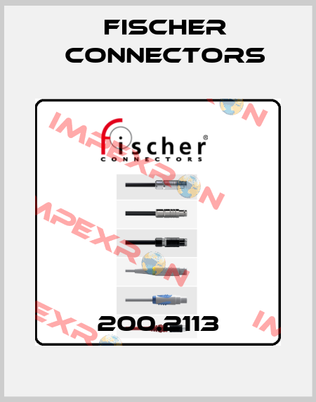 200.2113 Fischer Connectors