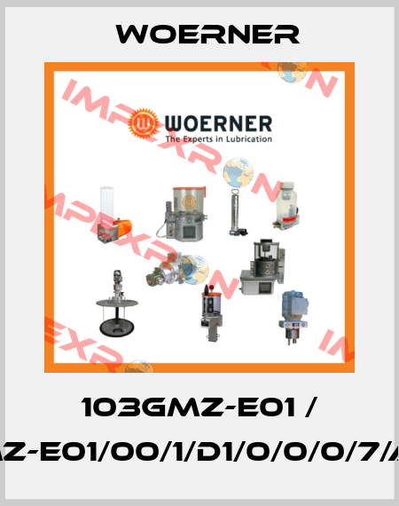 103GMZ-E01 / GMZ-E01/00/1/D1/0/0/0/7/A/0 Woerner