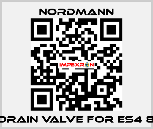 drain valve for ES4 8 Nordmann