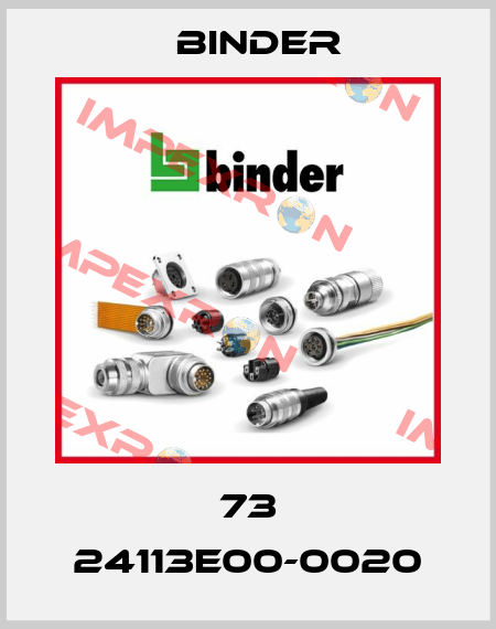 73 24113E00-0020 Binder