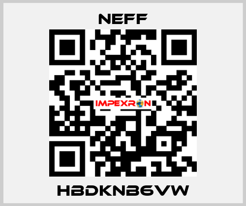 HBDKNB6VW Neff