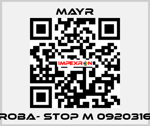 ROBA- stop M 0920316 Mayr