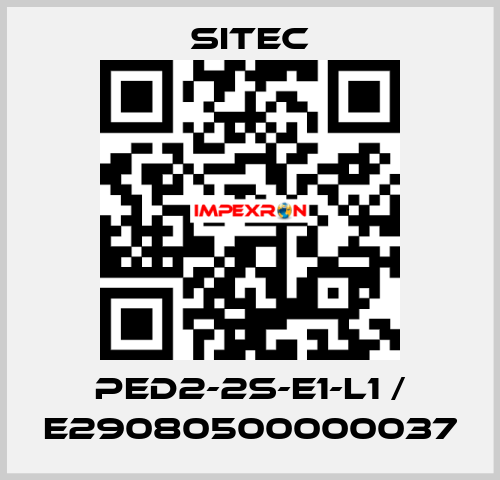 PED2-2S-E1-L1 / E29080500000037 SITEC