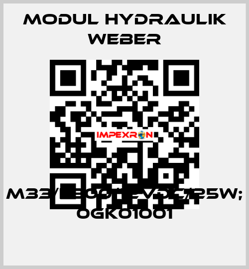 M33/L300/12VDC/25W; 0GK01001 MODUL HYDRAULIK WEBER