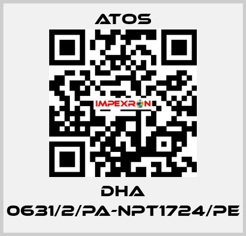 DHA 0631/2/PA-NPT1724/PE Atos