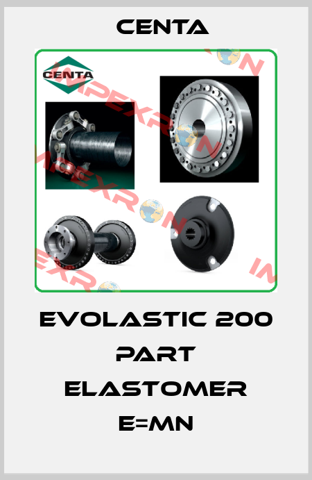 EVOLASTIC 200 part elastomer E=MN Centa