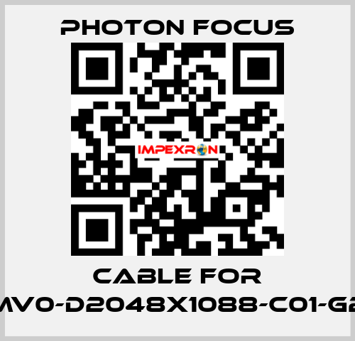 cable for MV0-D2048X1088-C01-G2 PHOTON FOCUS