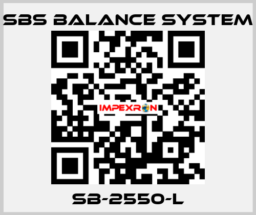 SB-2550-L SBS BALANCE SYSTEM