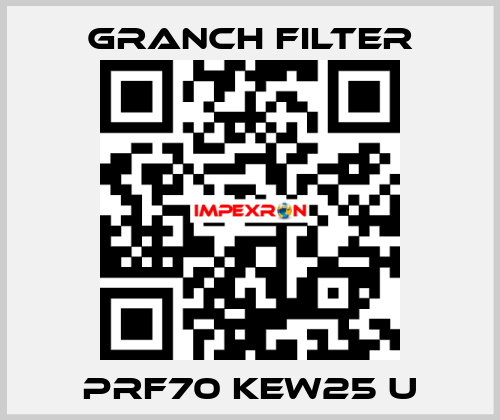 PRF70 KEW25 U GRANCH FILTER