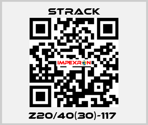 Z20/40(30)-117  Strack