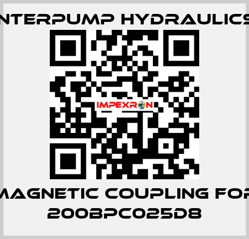 magnetic coupling for 200BPC025D8 Interpump hydraulics