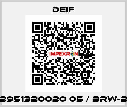 2951320020 05 / BRW-2 Deif