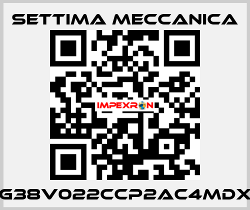 G38V022CCP2AC4MDX Settima Meccanica