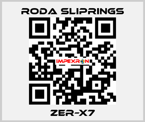 ZER–X7 Roda Sliprings