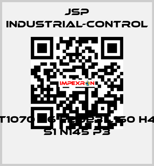 T1070 06 F2 J23 L160 H4 S1 N145 P3 JSP Industrial-Control