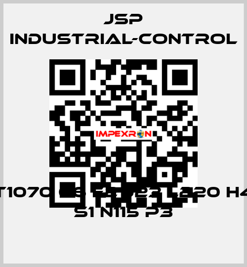 T1070 06 F2 J23 L220 H4 S1 N115 P3 JSP Industrial-Control