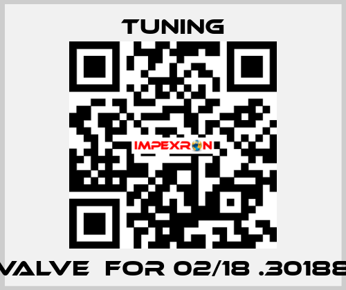 Valve  for 02/18 .30188 Tuning